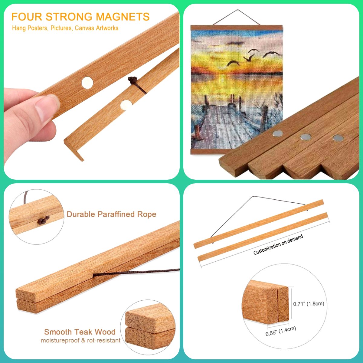 Diamond Painting Magnetic Wooden Frame tool