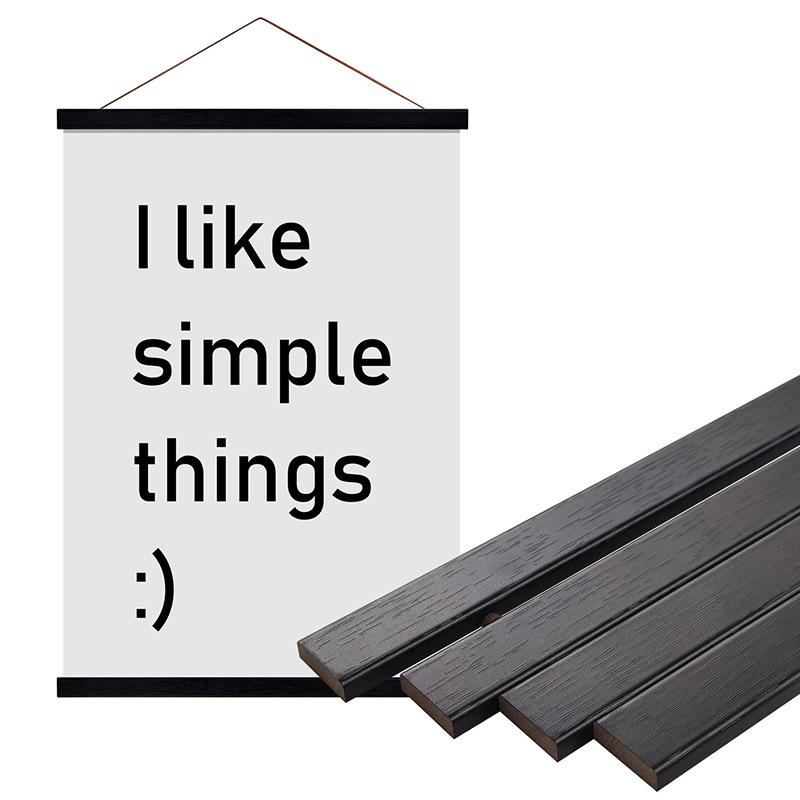 Diamond Painting Magnetic Wooden Frame | Black