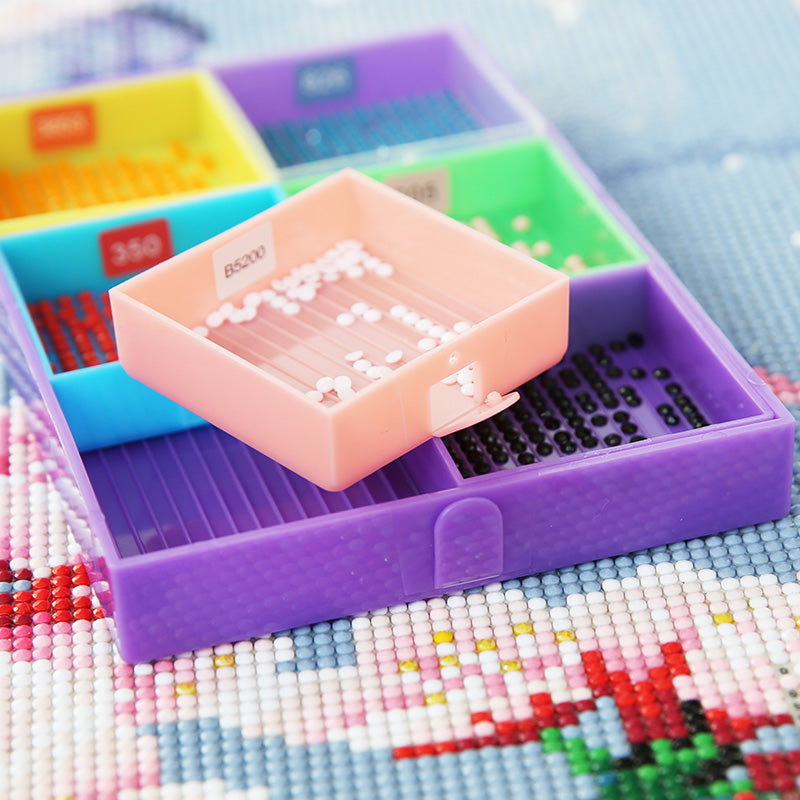 DIY Multifunctional Diamond Painting Drill Tray Tool Set(Mixed Color)