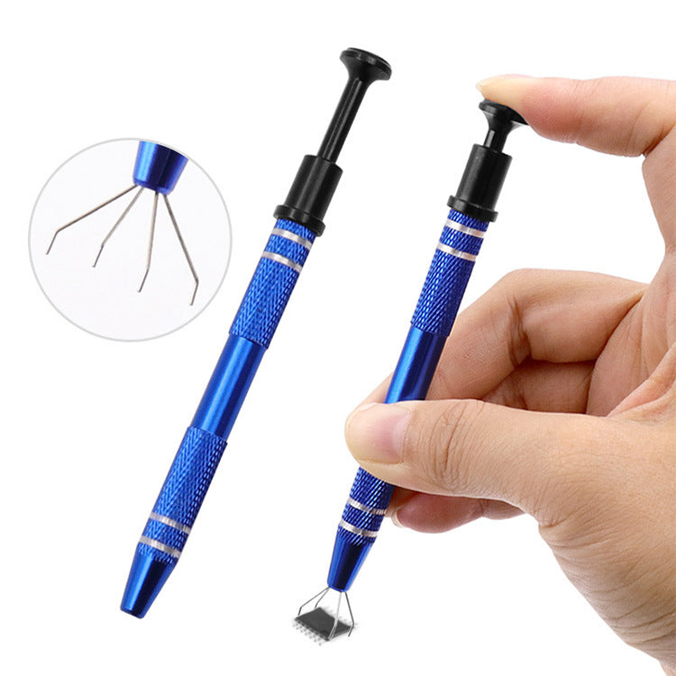 Diamond Painting Tool with Stainless Steel 4 Prong Grabber