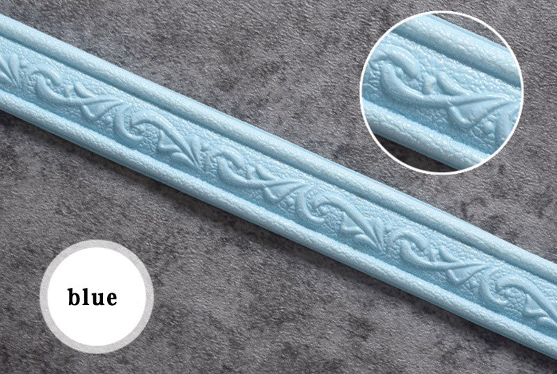 230cm/Self-adhesive Flexible Foam Molding Trim | 3D Sticky Decorative Wall Lines Wallpaper Border Frame-tool