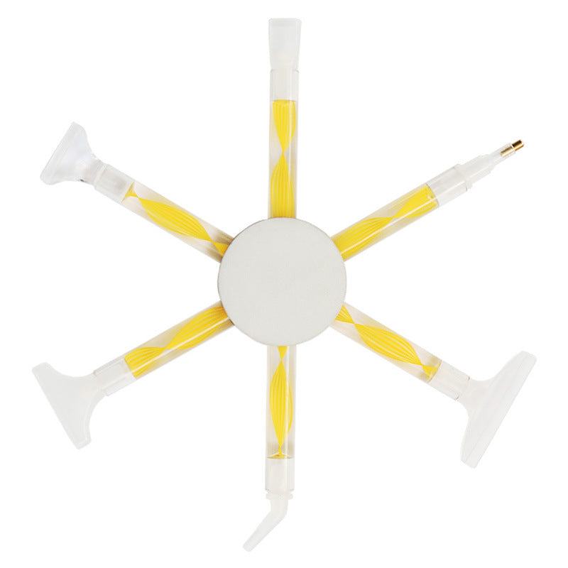 6pcs 5D Diamond Painting Point Drill Pen + 6pcs Replacement Tips-tool