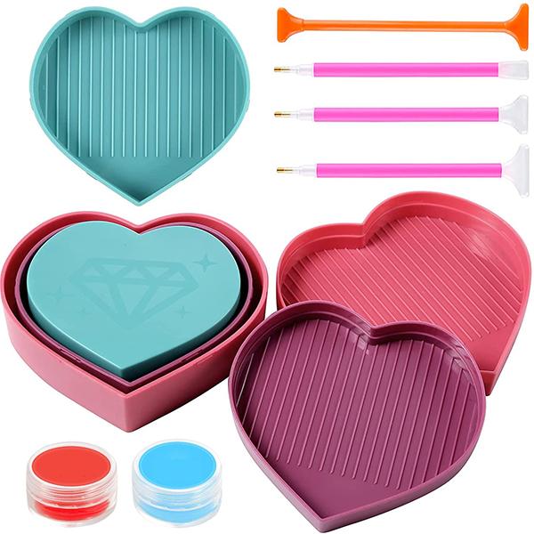 DIY diamond painting diamond love storage box-tool