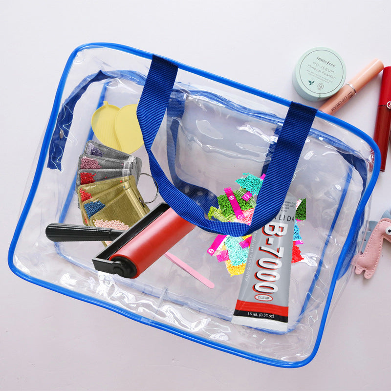 pvc transparent bag | diamond tool storage bag | 3ps