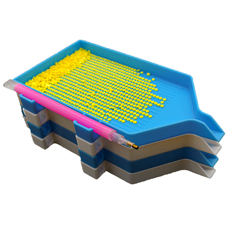 Large Capacity Diamond Painting Tools Plastic Tray Large Kit