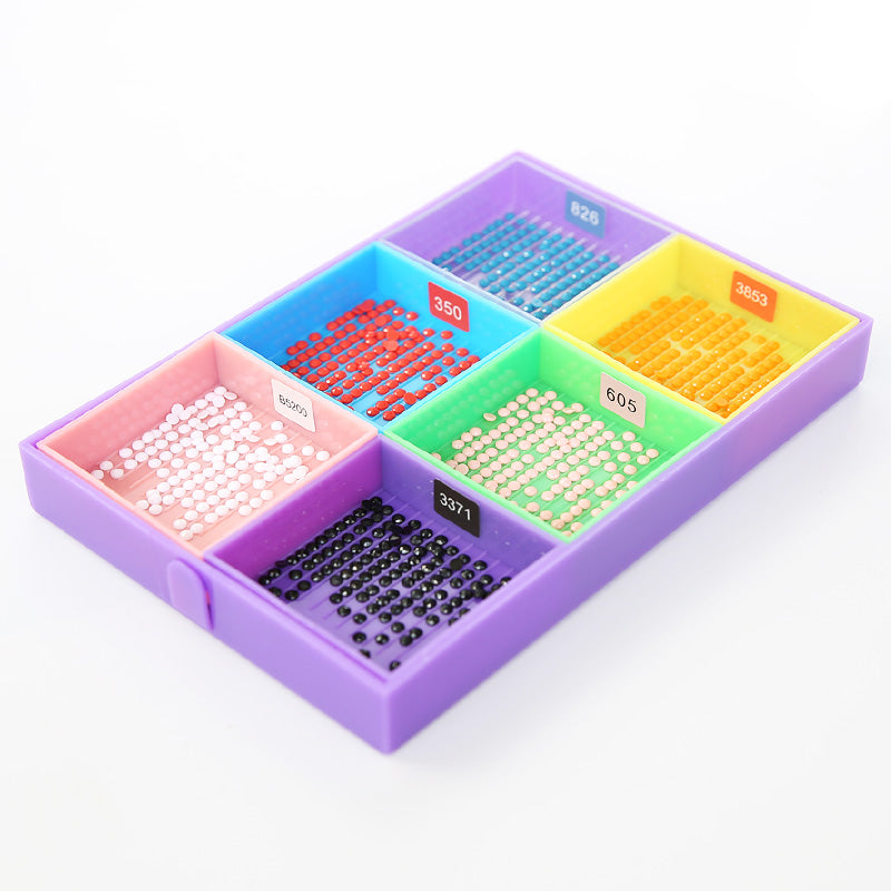 DIY Multifunctional Diamond Painting Drill Tray Tool Set(Mixed Color)