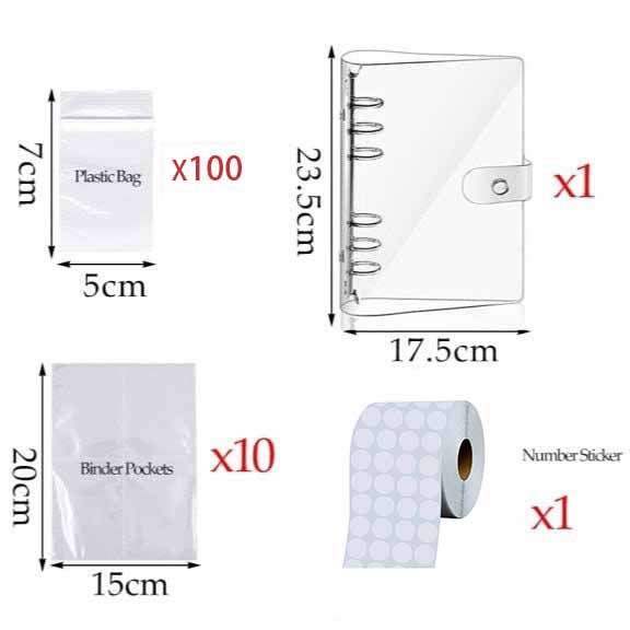 A5 (Transparent shell)Ring binder for collecting and sorting DMC stones - DIY Diamond Painting | accesories | Tool