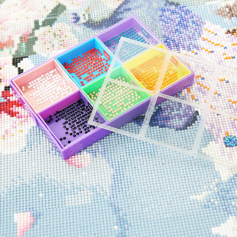 DIY Multifunctional Diamond Painting Drill Tray Tool Set(Mixed Color)