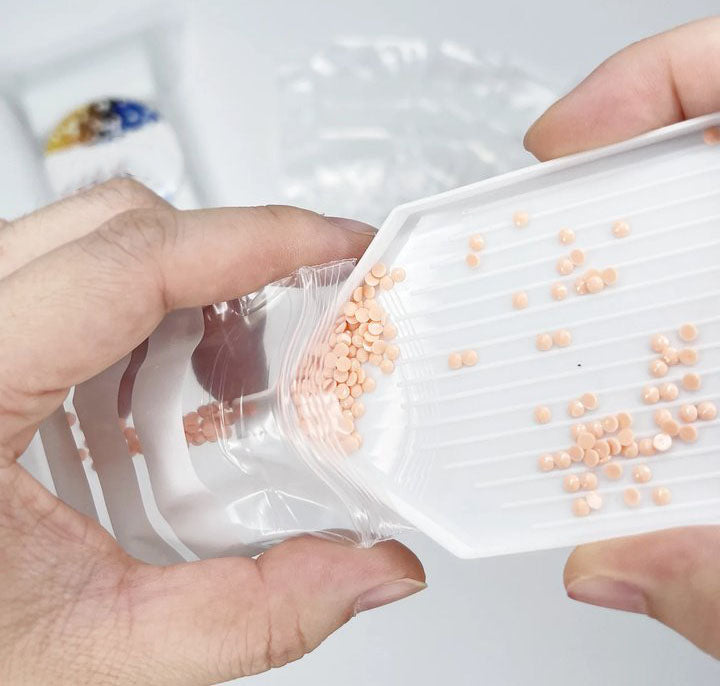 Storage Bag Transparent Ziplock Plastic Bags Can Written-tool