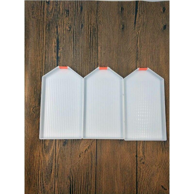 Diamond Embroidery Accessories Large Capacity Diamond Painting Tools White Plastic Tray Large Kit