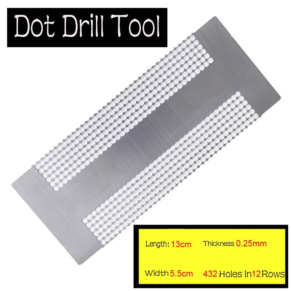 Diamond Painting Paste Sticker Dotting Rhinestone Point Ruler DIY Drilling
