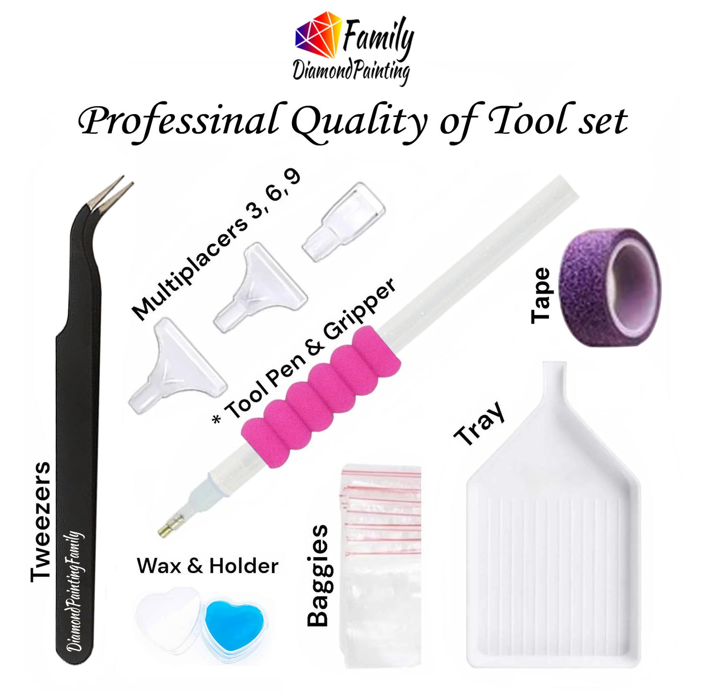 Luxury Diamond Painting丨Customized Photo Resin Square Drill