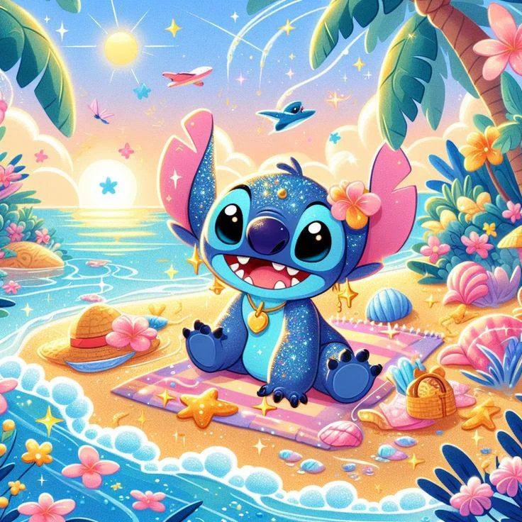 Diamond Painting Family Resin Square Fairy Dust Crystal AB Stone Diamond Painting Arts Beach Flower Stitch丨DF0199