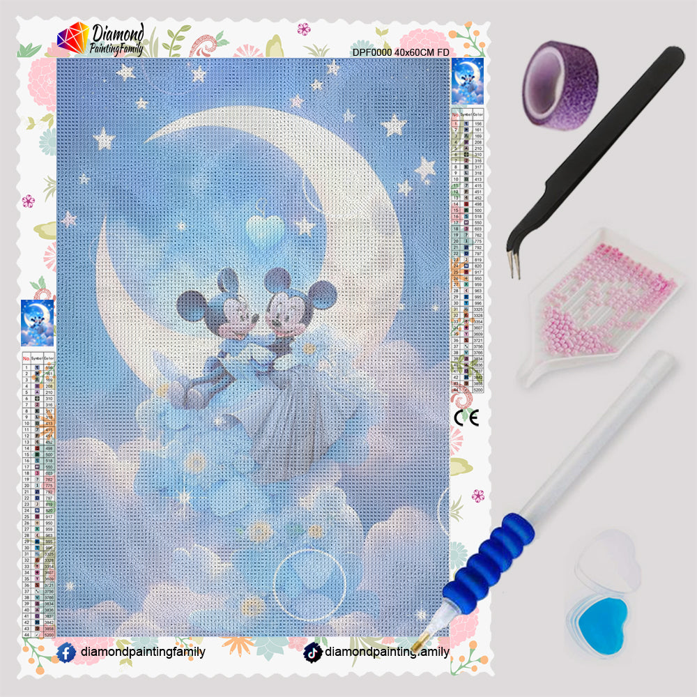 Diamond Painting Family Resin Square Fairy Dust Crystal AB Stone Diamond Painting Arts Wonderland丨DF0178