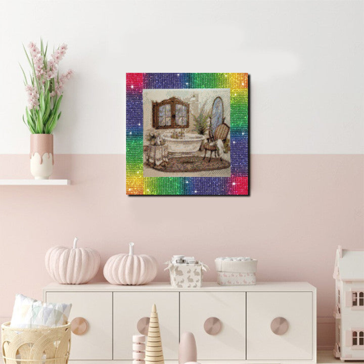 DIY Self Adhesive Crystal Rhinestone Sticker Tool - Frame Sticker