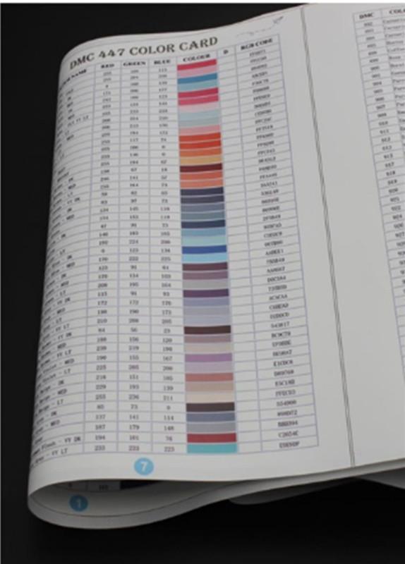 Diamond Painting Full Range 447 DMC Diamond Color Card Rhinestone Color Identification Card Square / Round Diamond