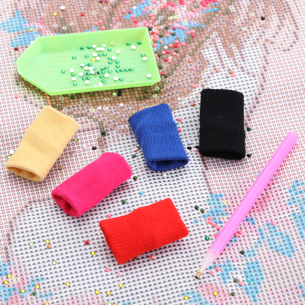 Diamond Painting Tool Finger Protector Cover Hand Pain Relief Finger Sleeve