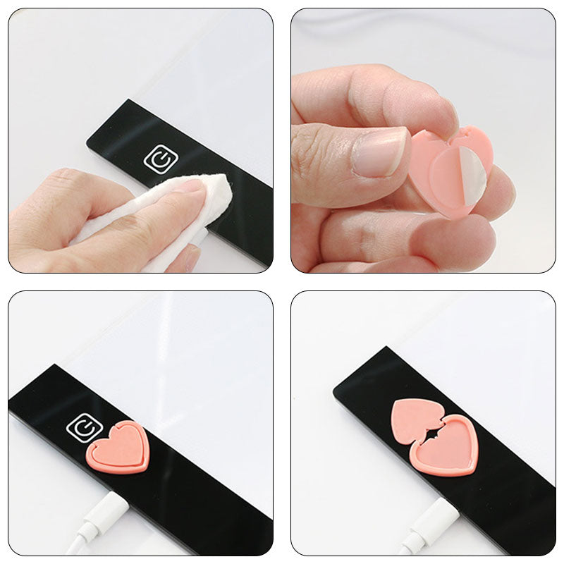LED Light Pad Heart-shaped Protective Cover- Tool