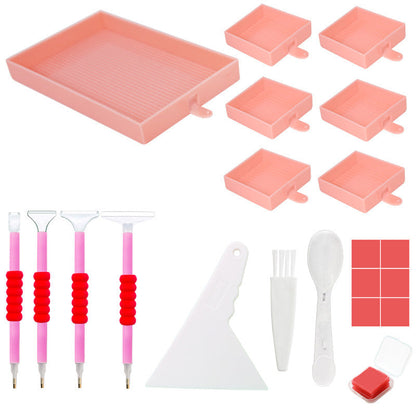 DIY Multifunctional Diamond Painting Drill Tray Tool Set