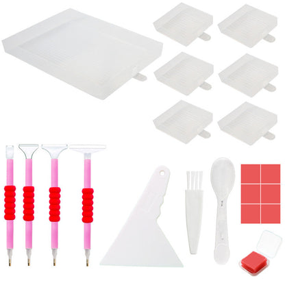 DIY Multifunctional Diamond Painting Drill Tray Tool Set