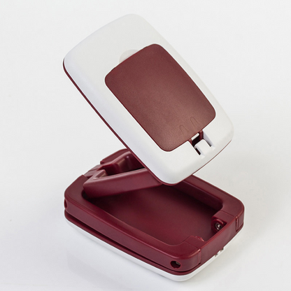 Folding 3X Magnifier Loupe Acrylic Magnifying Glass for Reading (Red) Tool