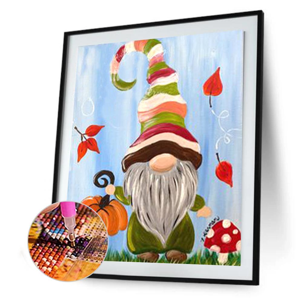 Luxury Diamond Painting Full Resin Drill Set Gnome Santa Claus NY011