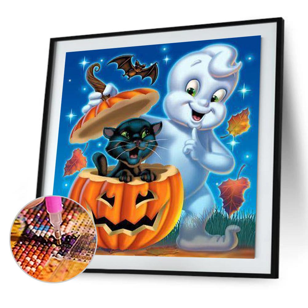 Luxury Diamond Painting 100% Full Resin Drill Set Halloween ghost NY012