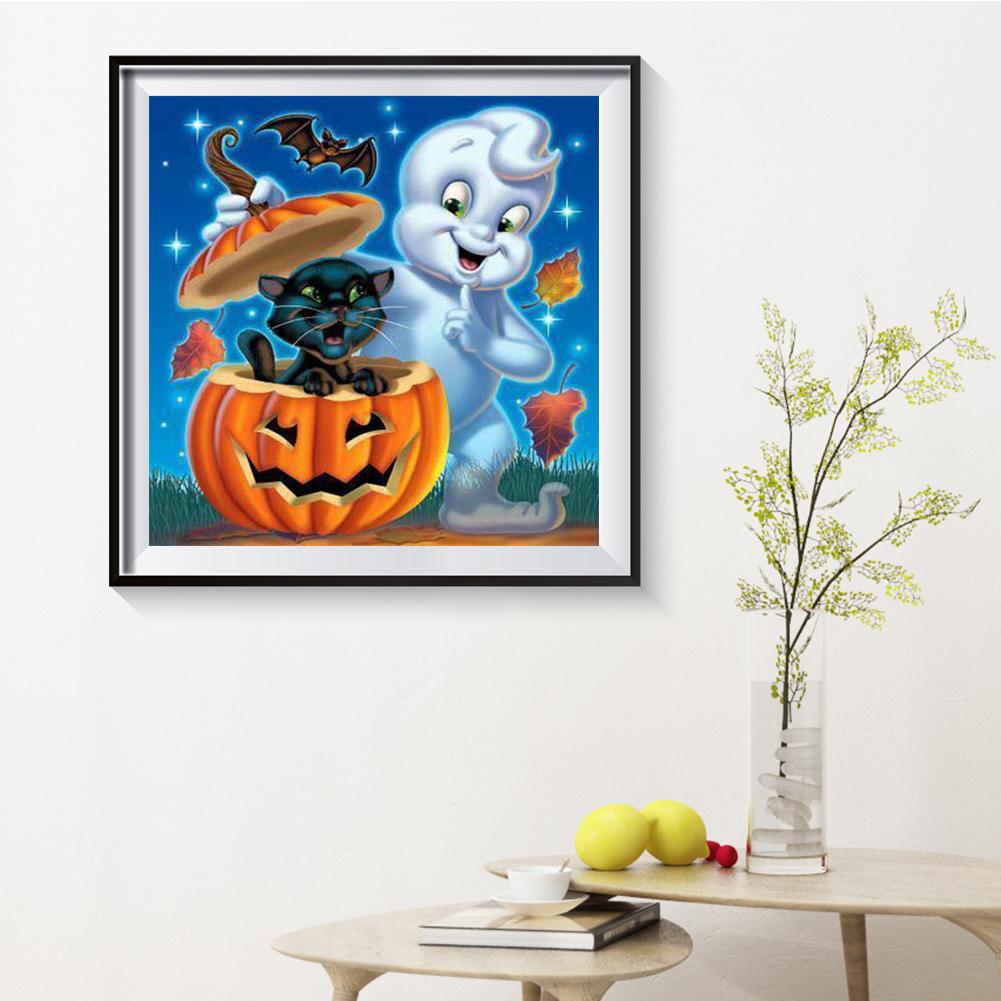 Luxury Diamond Painting 100% Full Resin Drill Set Halloween ghost NY012