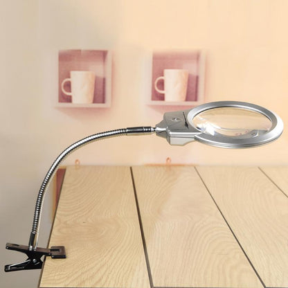 Clip-on LED Magnifying Diamond Painting Glass Tool With Lighted