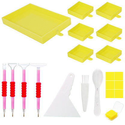 DIY Multifunctional Diamond Painting Drill Tray Tool Set