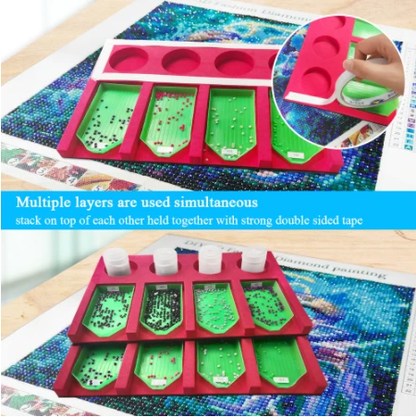 DIY Diamond Painting Diamond Tray Organizer Containers Tools