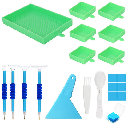 DIY Multifunctional Diamond Painting Drill Tray Tool Set