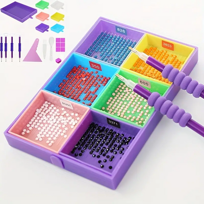 DIY Diamond Painting Tool Open Sieve Drill Tray