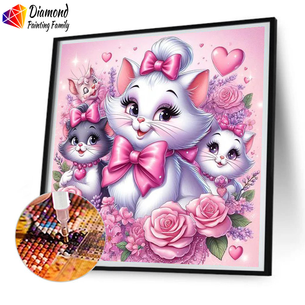 Luxury Diamond Painting Square Drill Cute Pussy DPF0006