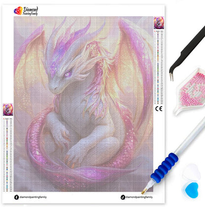 Luxury Diamond Painting丨Magenta Dragon DPF0013