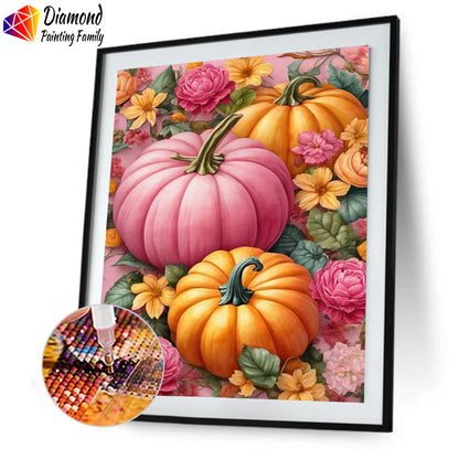 Luxury Diamond Painting丨Colorful Pumpkins DPF0029