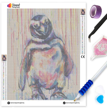 Luxury Diamond Painting丨Colorful Penguin DPF0041