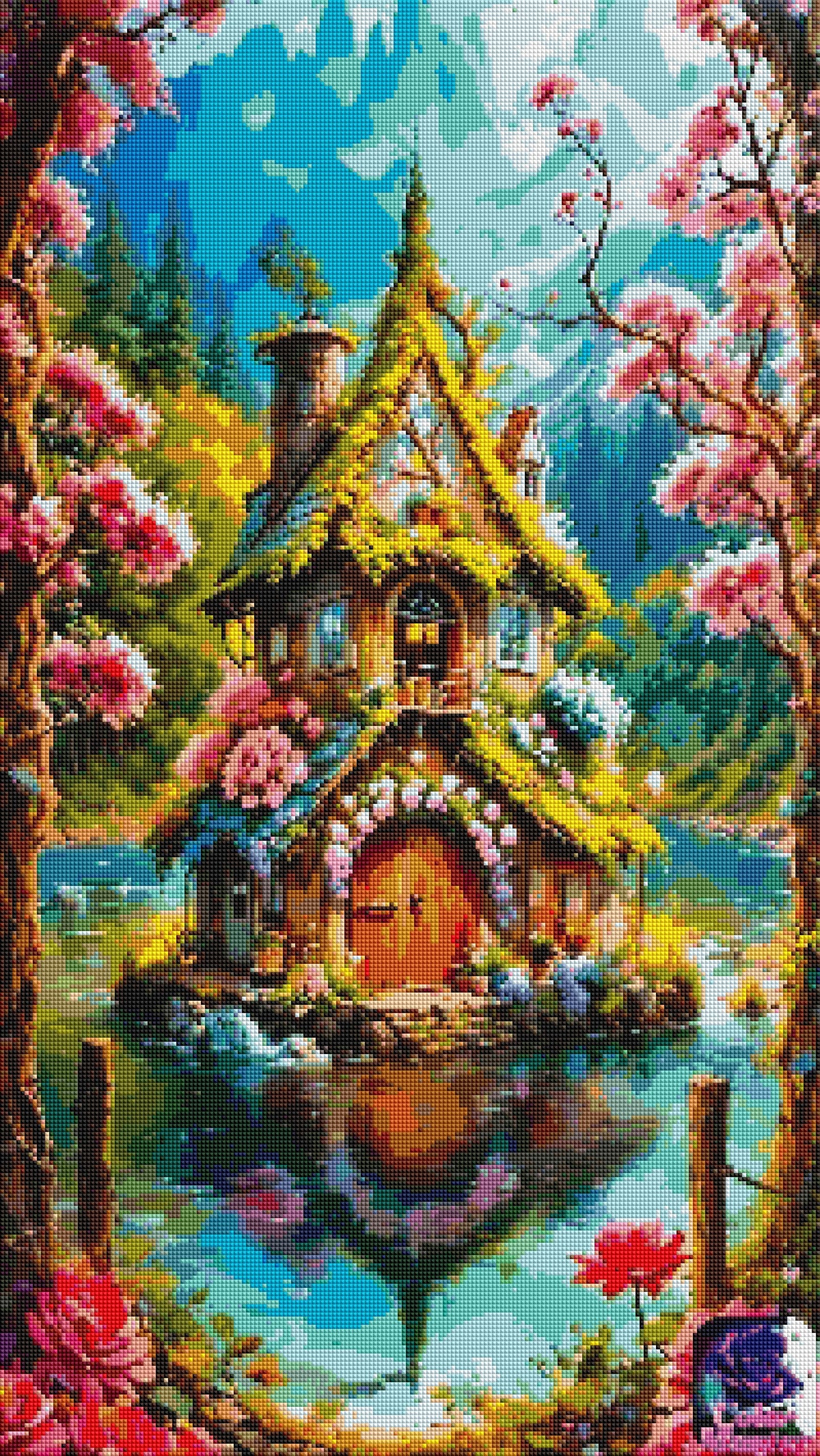 Luxury Diamond Painting丨Fairy Tale House DPF0042