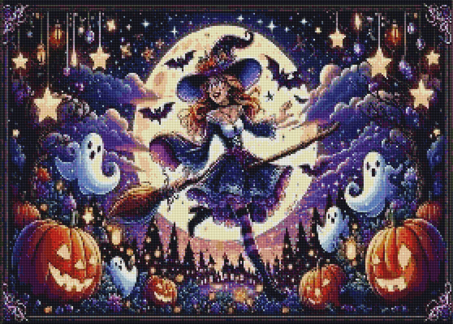 Luxury Diamond Painting丨Halloween Witch DPF0047