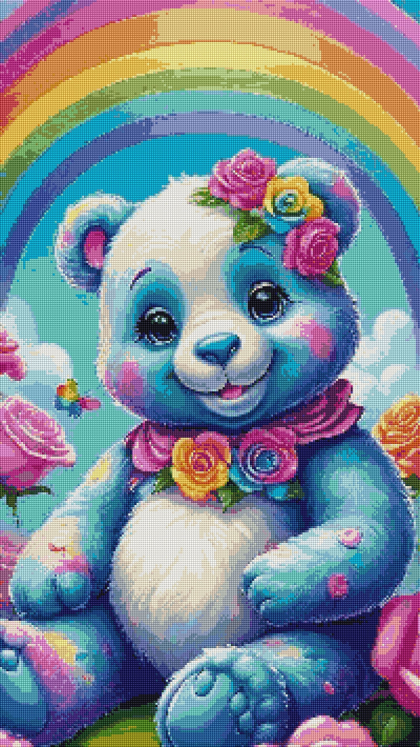 Luxury Diamond Painting丨Rainbow Bear DPF0054