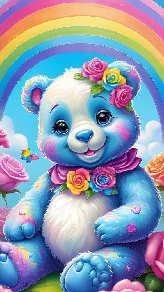 Luxury Diamond Painting丨Rainbow Bear DPF0054