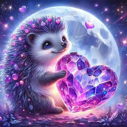 Luxury Diamond Painting丨Moon Hedgehog DPF0057