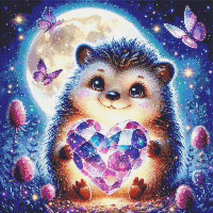 Luxury Diamond Painting丨Moon Hedgehog DPF0060