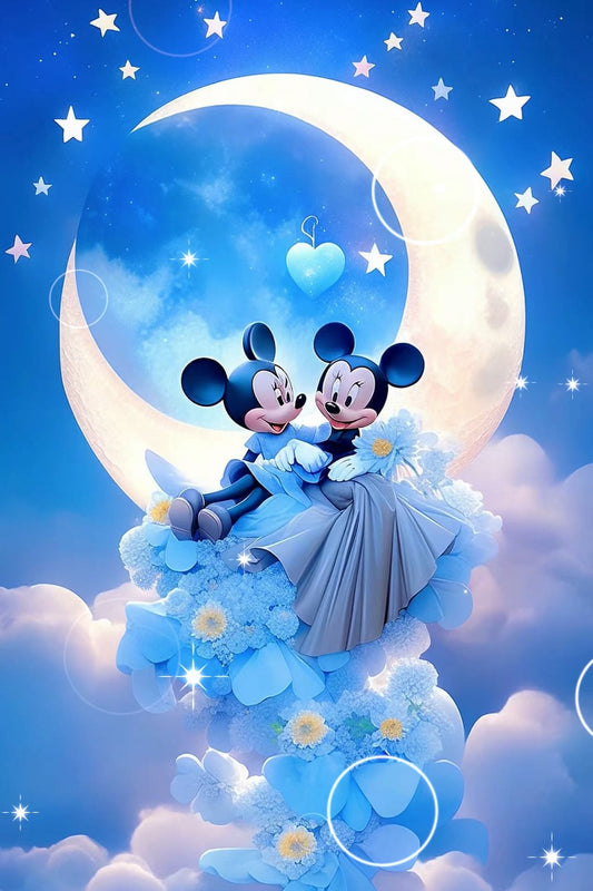 Diamond Painting Family Resin Square Fairy Dust Crystal AB Stone Diamond Painting Arts Wonderland丨DF0178