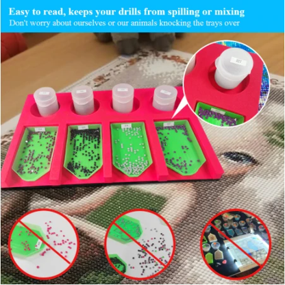 DIY Diamond Painting Diamond Tray Organizer Containers Tools